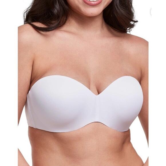 Maidenform Women's Strapless Lift Underwire Bra SN0004 - White 36D - Picture 3 of 9